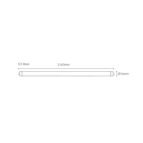 Vibe TUBE-T5 LED Tube - 27W 4FT 1163mm T5 Frosted High Output, Light-Ozlighting-Ozlighting.com.au