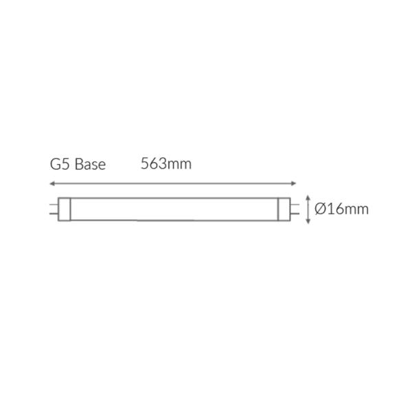 Vibe TUBE-T5 LED Tube - T5 Frosted Light-Vibe Lighting-Ozlighting.com.au