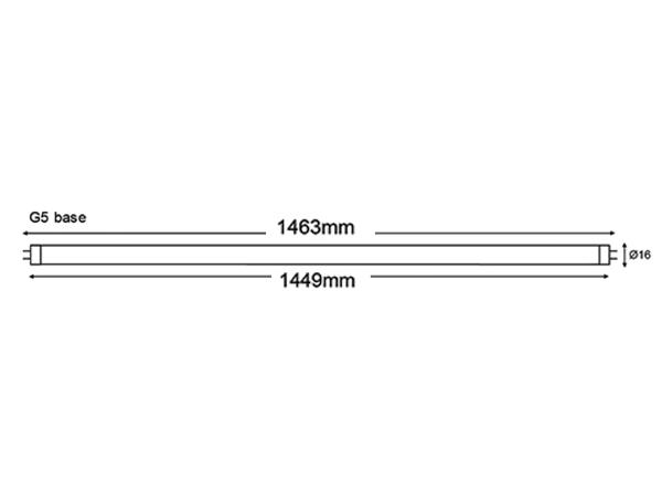 Vibe TUBE-T8 - 20W T5 5FT LED Tube-Vibe Lighting-Ozlighting.com.au