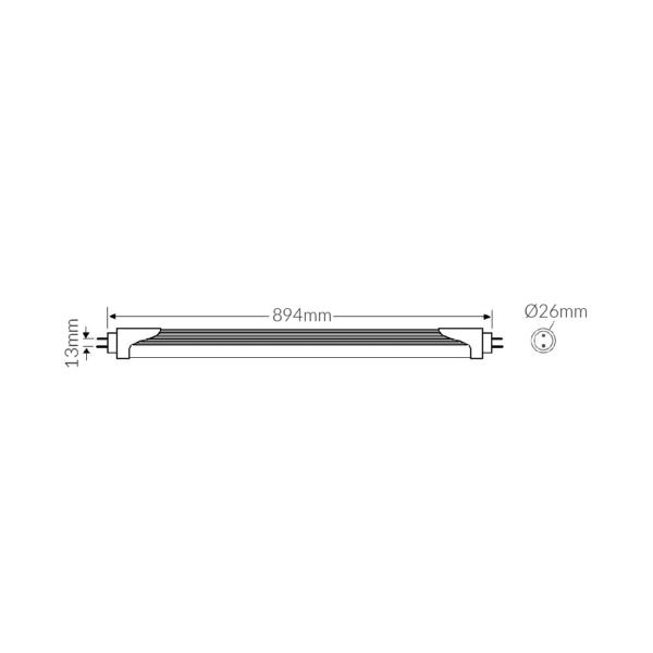 Vibe TUBE-T8-MEAT LED Tube - 5FT, Pink, Red-Vibe Lighting-Ozlighting.com.au