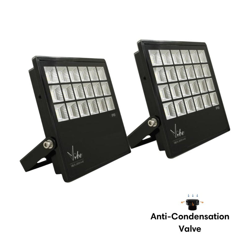 Vibe VBLFL-500 - 150W/200W LED High Output Exterior Floodlight IP66 - 4000K-Vibe Lighting-Ozlighting.com.au