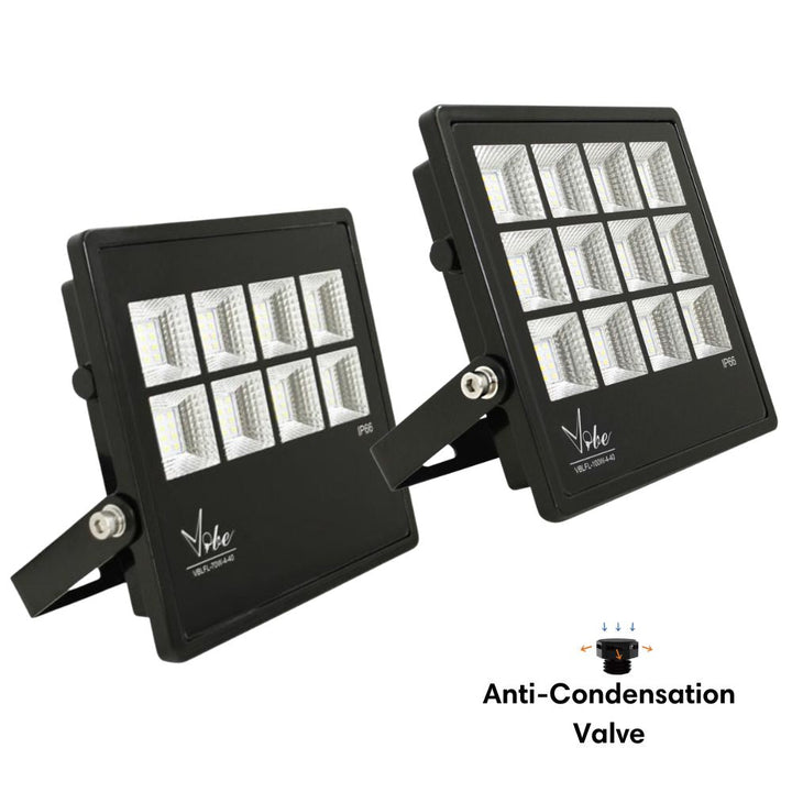 Vibe VBLFL-500 - 70W/100W LED High Output Exterior Floodlight IP66 - 4000K-Vibe Lighting-Ozlighting.com.au