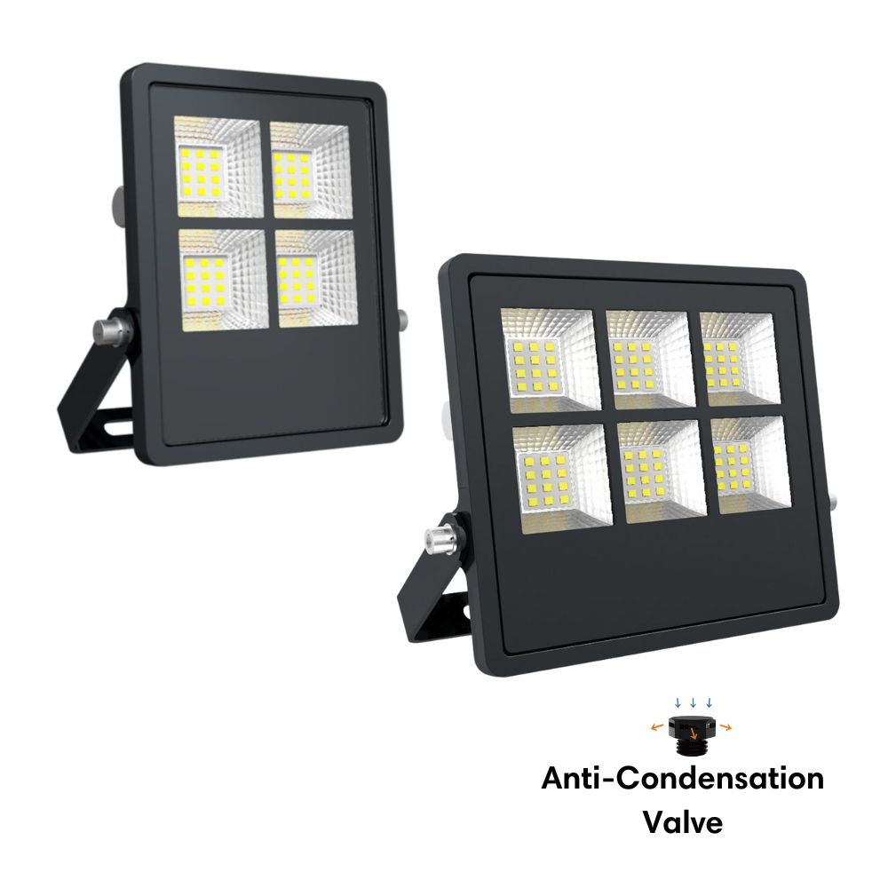 Vibe VBLFL-500 LED Floodlight - 30W/50W, 4000K, IP66-Vibe Lighting-Ozlighting.com.au