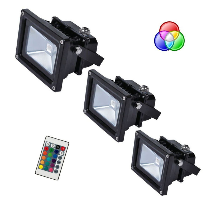 Led 10w rgb colour clearance changing floodlight ip65