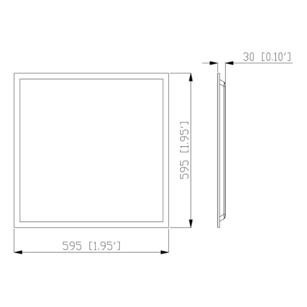 Vibe VBLFP-BL LED Panel Light - 36W/60W, Tri-Colour-Vibe Lighting-Ozlighting.com.au
