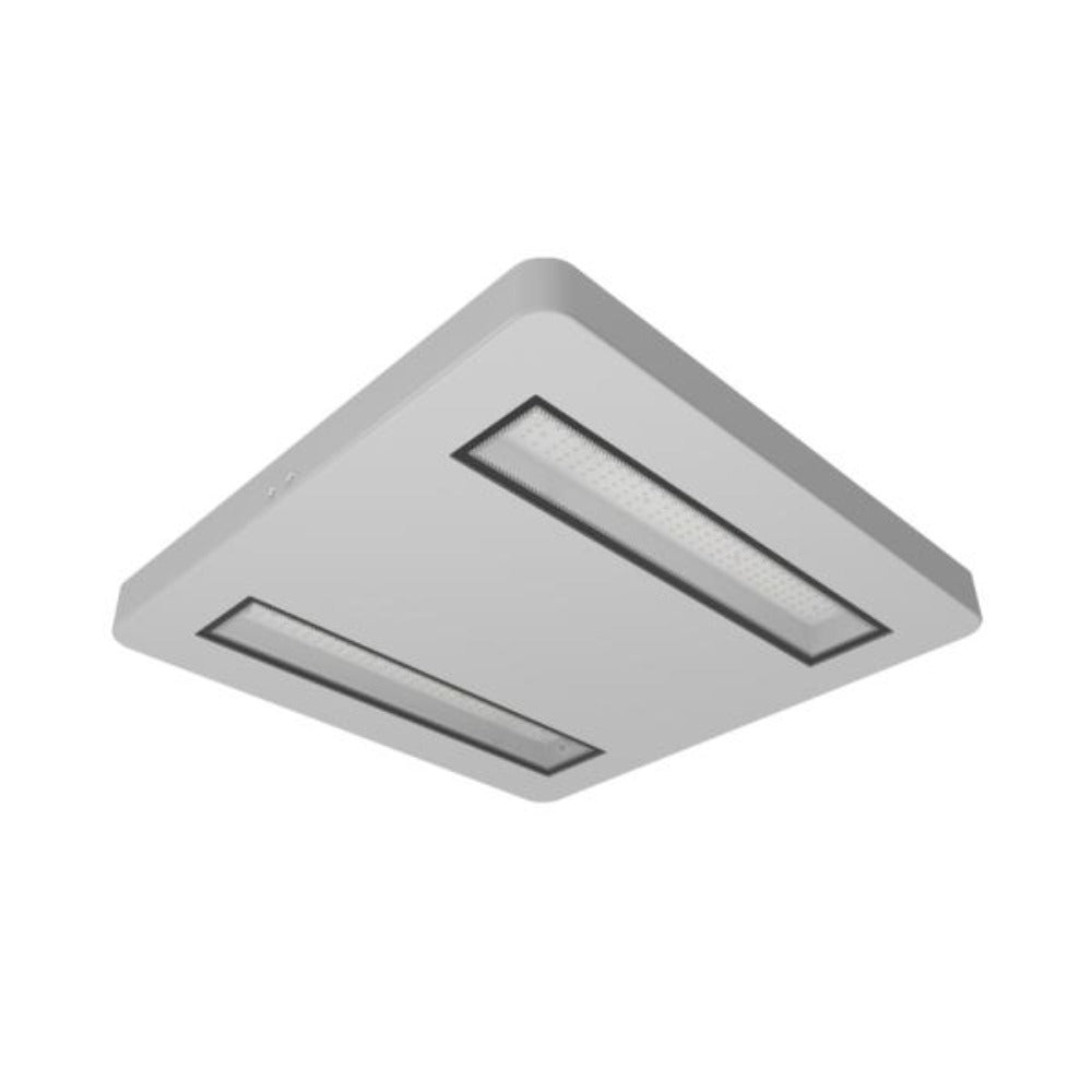 Vibe VBLLB-350 LED Square Surface Mount Low Bay Canopy Light IP65 - 120W, 5000K-Vibe Lighting-Ozlighting.com.au