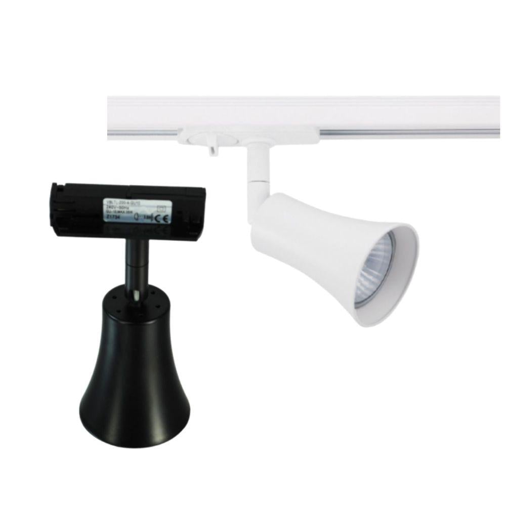 Vibe VBLTL-200 Track Head - GU10, Single-Vibe Lighting-Ozlighting.com.au