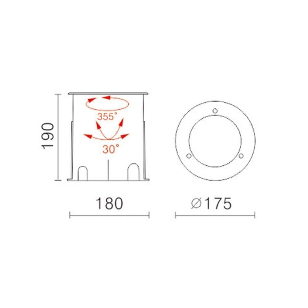 Vibe VBLUP LED Deck Light - IP67 - DRIVER REQUIRED-Vibe Lighting-Ozlighting.com.au