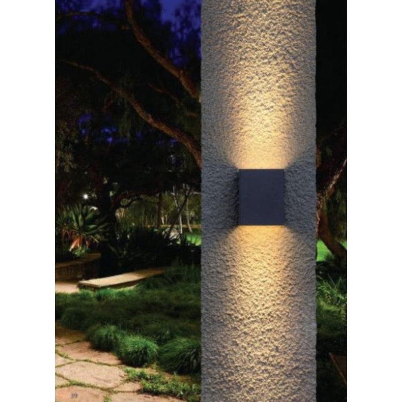 Vibe VBLWL - 2x4W LED Up/Down Exterior Wall Light IP65 -Vibe Lighting-Ozlighting.com.au