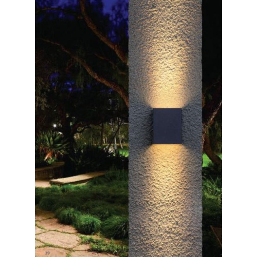 Vibe VBLWL LED Up/Down Wall Light - 2x4W, IP65-Vibe Lighting-Ozlighting.com.au