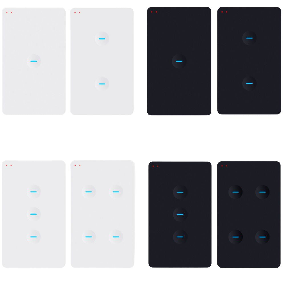 iKEON i-SERIES - Smart 1/2/3/4 Gang Light Switches With Dimmer Voice/App Controlled-iKEON-Ozlighting.com.au